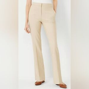 Ann Taylor Beige Boot Cut Dress Pants